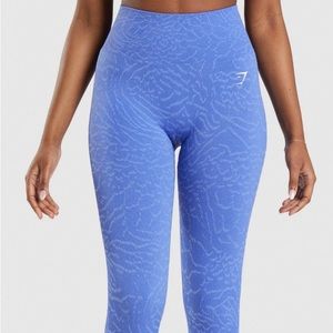 Gymshark Adapt Animal Seamless Leggings - Court Blue